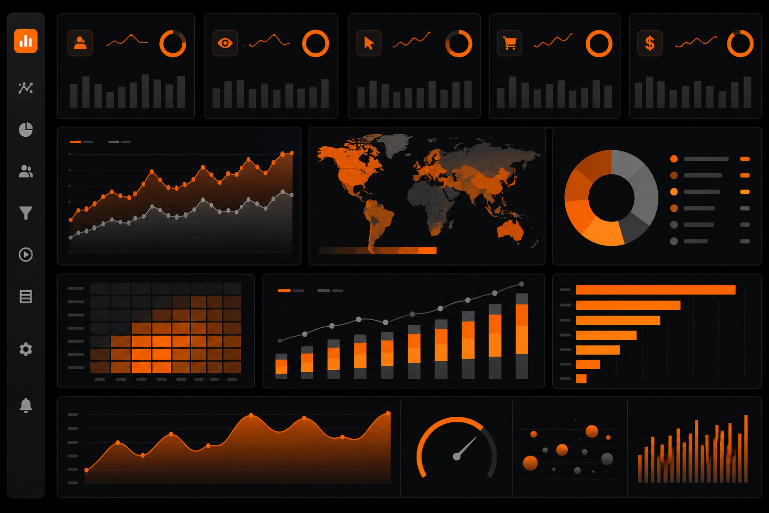 Analytics and business intelligence dashboards