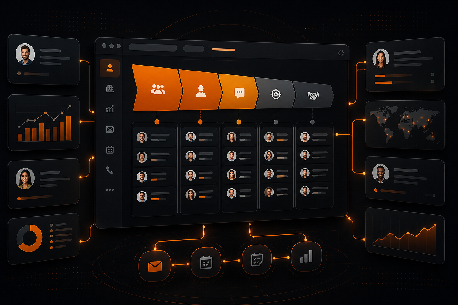 CRM and lead pipeline integration