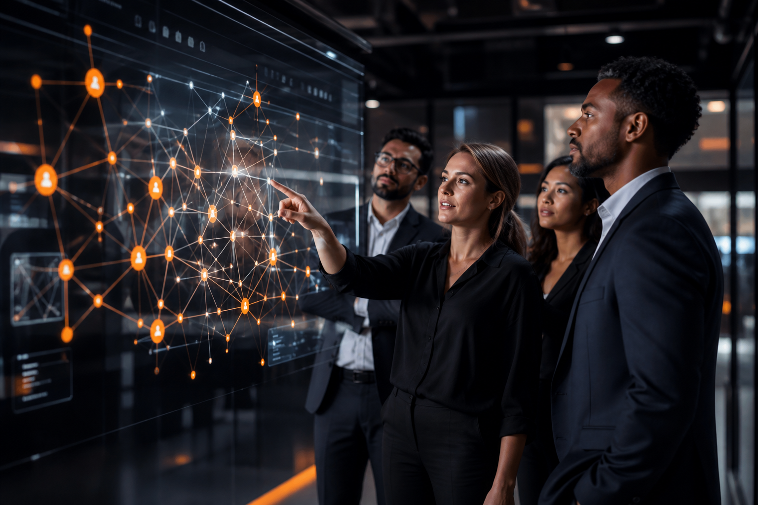 Team collaborating on human-centered digital marketing strategy